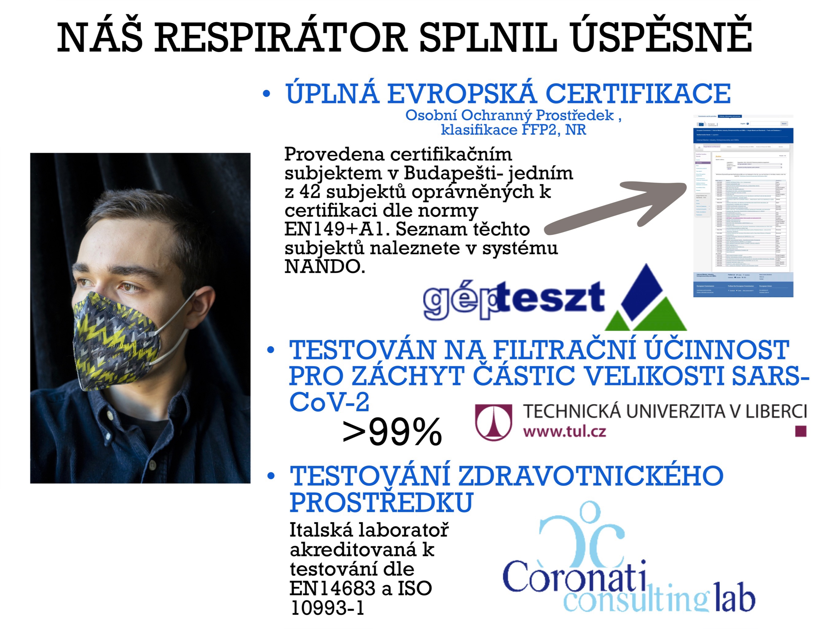 ATESTY A CERTIFIKÁTY RESPIRÁTORU